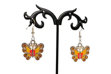 Load image into Gallery viewer, Dangling Butterfly Earrings
