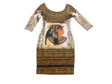 Ladda upp bild till gallerivisning, Egyptian Print Body Dress | Used Dress
