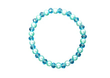 Cargar imagen en el visor de la galería, Blue Briolette Beaded Bracelet-Green Briolette Beaded Women&#39;s Bracelet
