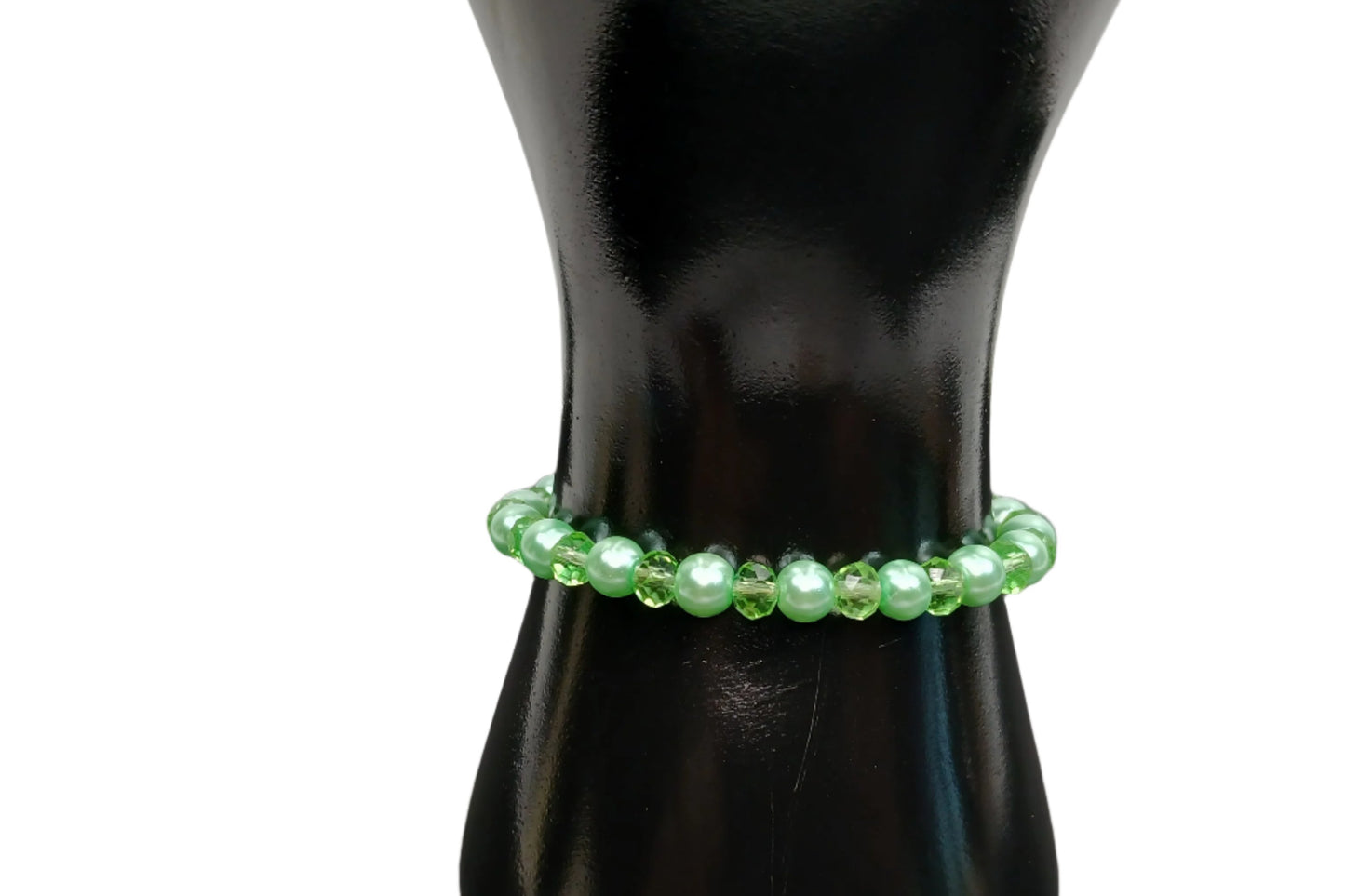 Blue Briolette Beaded Bracelet-Green Briolette Beaded Women's Bracelet