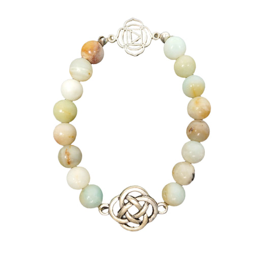 Infinity Agate Stretch Women's Bracelet