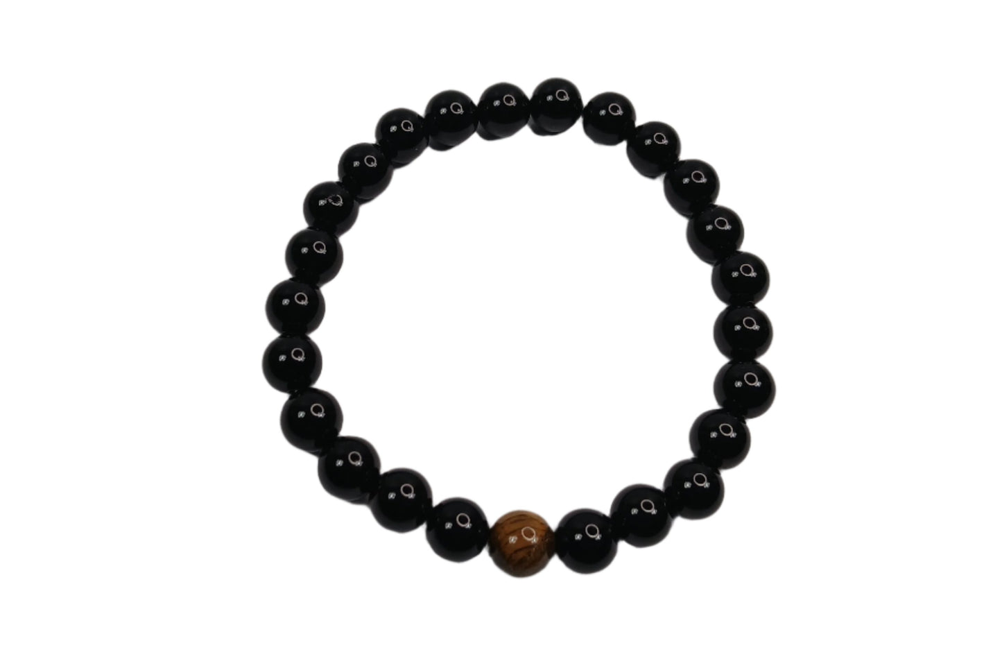 Tiger Eye Black Onyx Unisex Bracelet | Two Options