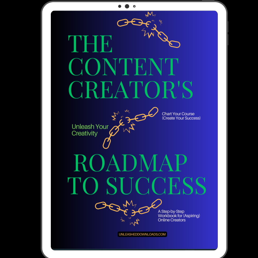 The Content Creators Roadmap To Success Workbook | PDF Download