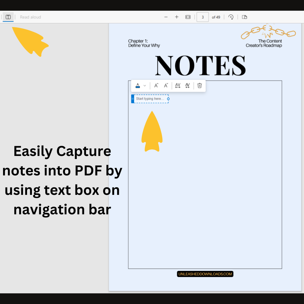 The Content Creators Roadmap To Success Workbook | PDF Download