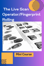 Φόρτωση εικόνας στο εργαλείο προβολής Συλλογής, Live Scan Operator Mini Course | Fingerprint Rolling | PDF Download - DESKTOP FRIENDLY (Copy)
