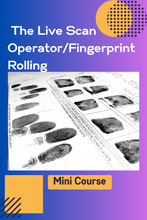 Load image into Gallery viewer, Live Scan Operator Mini Course | Fingerprint Rolling | PDF Download - DESKTOP FRIENDLY (Copy)
