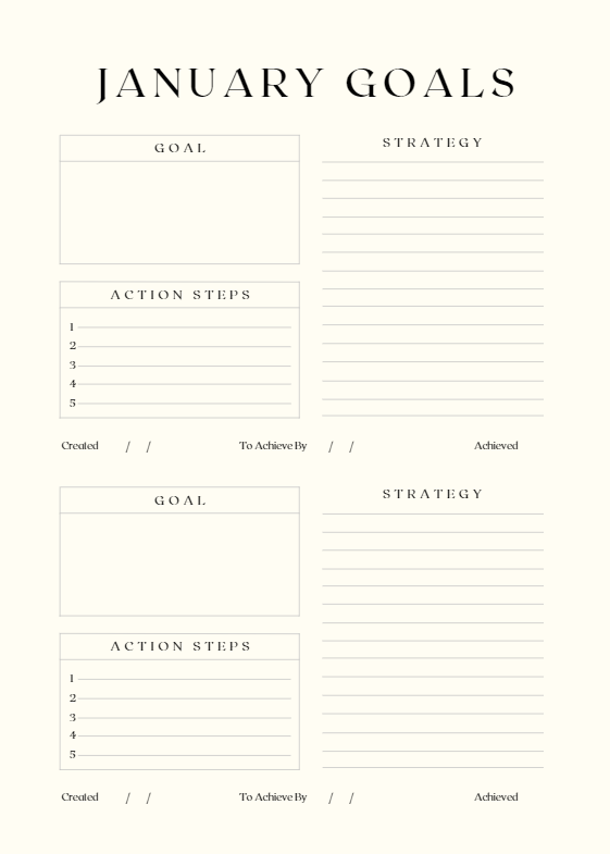 Smoky Monthly Planner PDF Download