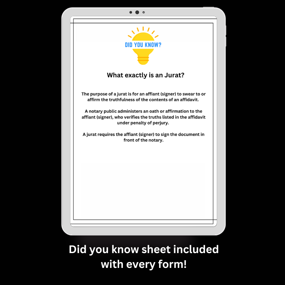 Most Used Notary Forms PDF Download