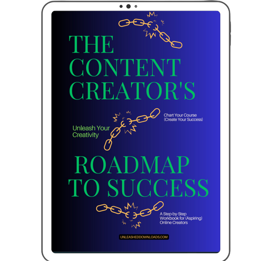 The Content Creators Roadmap To Success Workbook | PDF Download