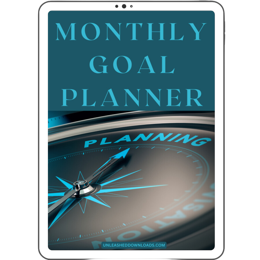 Monthly Goal Planner PDF Download
