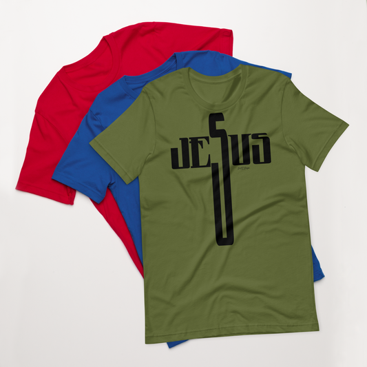 Jesus Cross Unisex T-Shirt - Faith-Inspired Christian Apparel