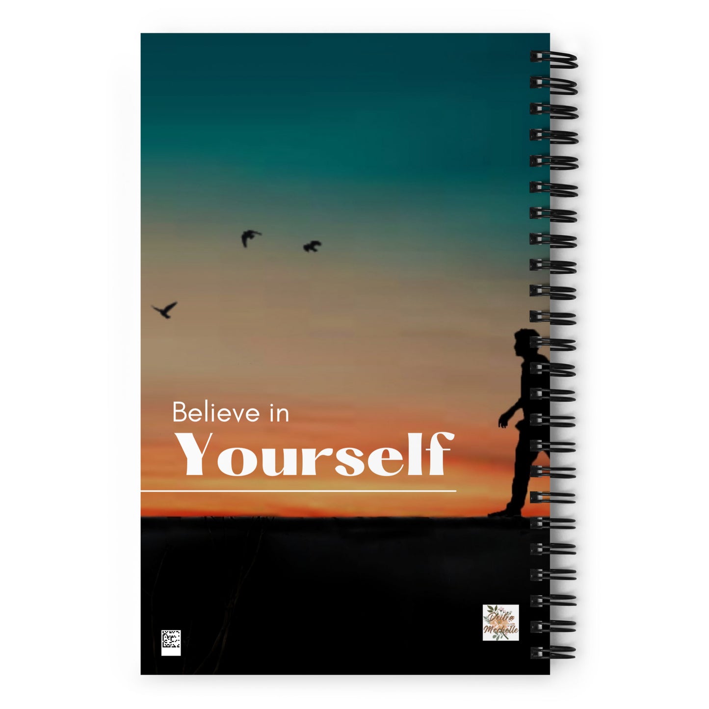 Believe In Yourself Spiral Notebook | Dotted Pages Notebook | Spiral Notebook Journal