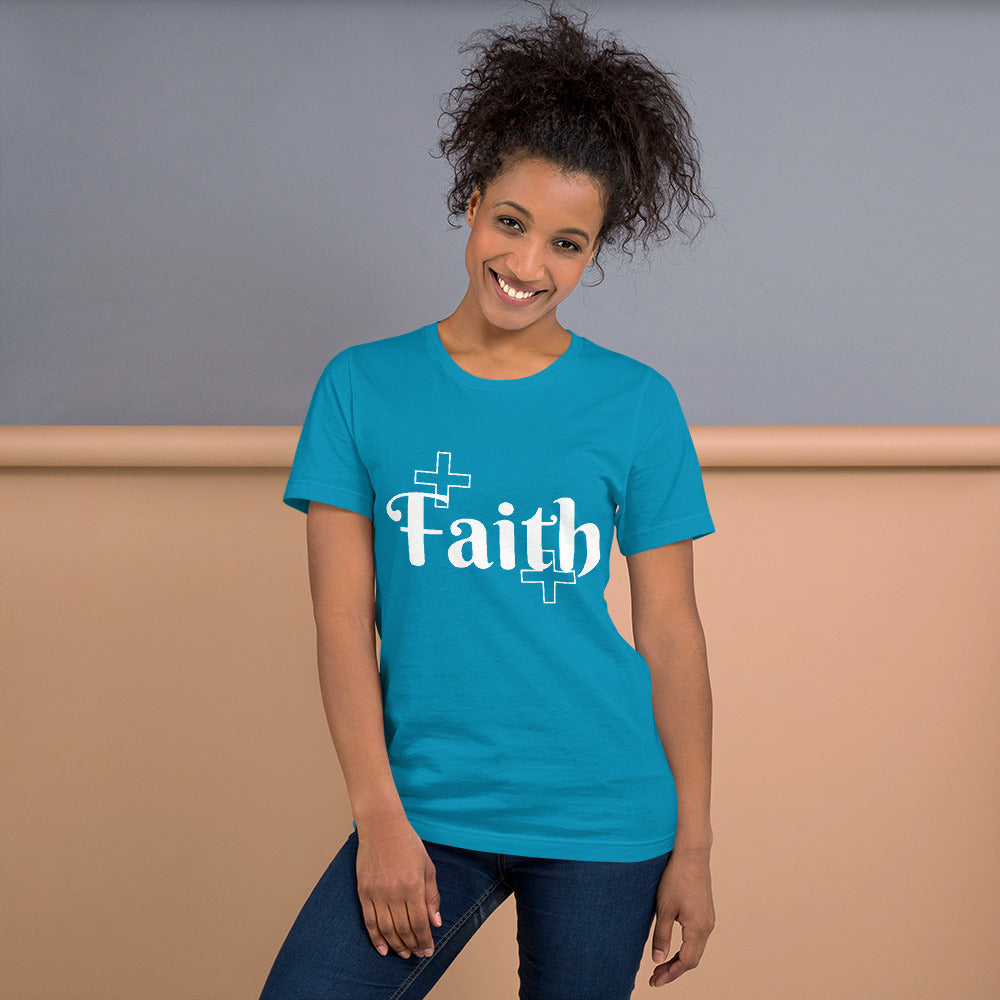 Faith Unisex T-Shirt – Inspirational & Comfortable Apparel - White Print