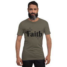 Charger l&#39;image dans la galerie, Faith Christian Unisex T-Shirt | Cotton T Shirt - Black Print | 7 Colors
