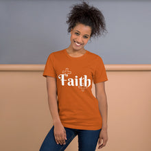 Charger l&#39;image dans la galerie, Faith Christian Unisex T-Shirt | Cotton T Shirt - White Print | 8 Colors
