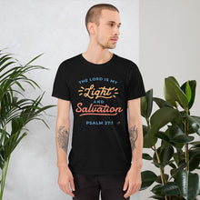 Cargar imagen en el visor de la galería, The Lord Is My Light And Salvation Christian Unisex T-Shirt | Cotton T Shirt | 5 Colors
