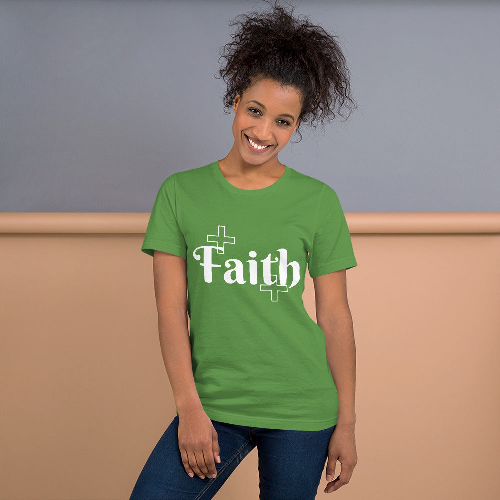 Faith Unisex T-Shirt – Inspirational & Comfortable Apparel - White Print