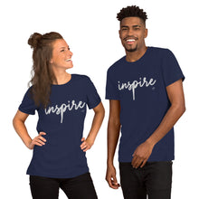 Cargar imagen en el visor de la galería, Inspire Motivational Unisex T-Shirt | 7 Colors
