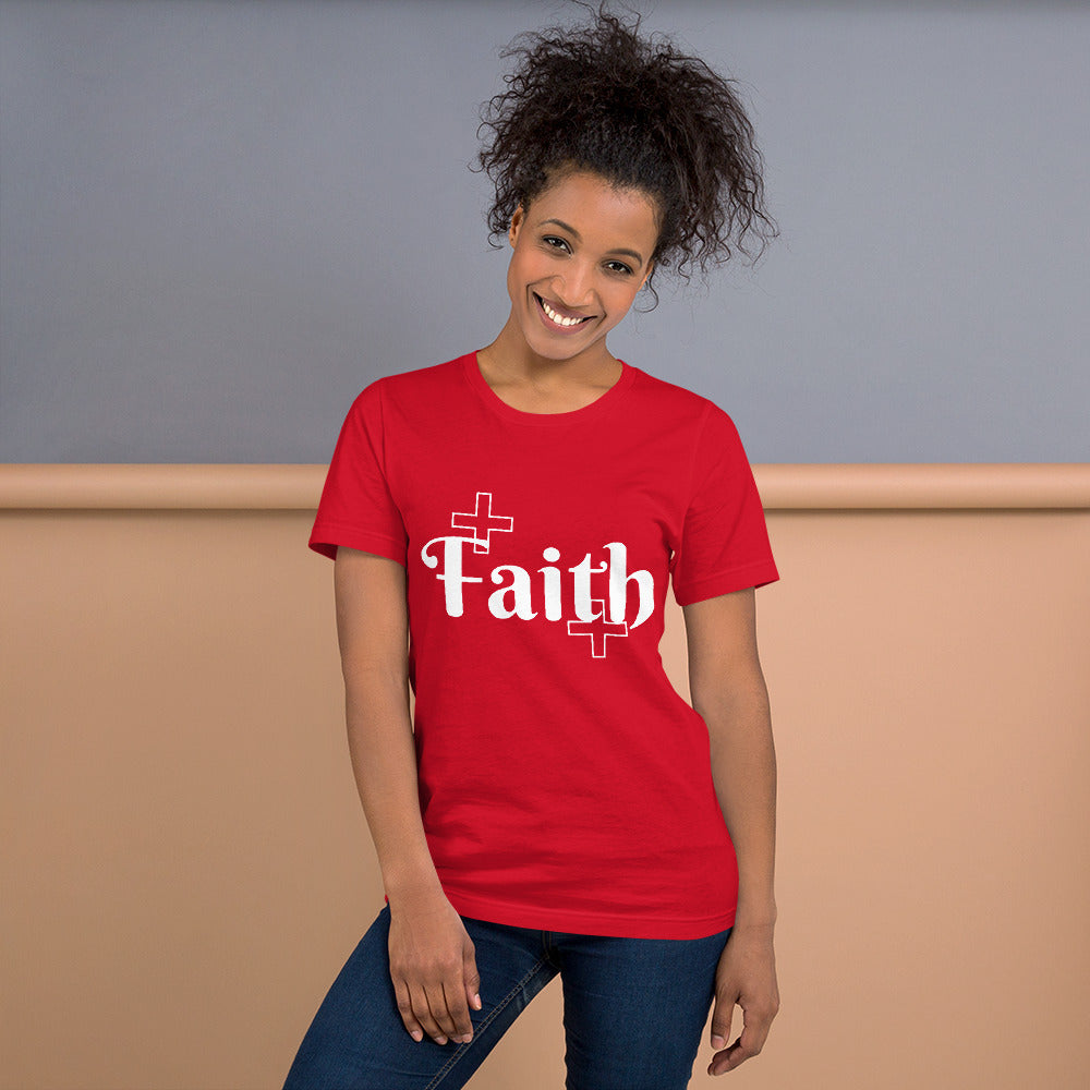 Faith Unisex T-Shirt – Inspirational & Comfortable Apparel - White Print