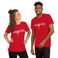 Cargar imagen en el visor de la galería, Inspire Motivational Unisex T-Shirt | 7 Colors
