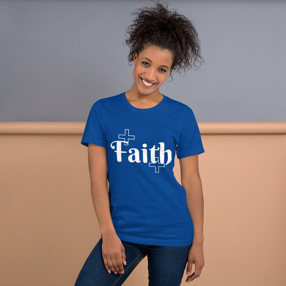 Faith Unisex T-Shirt – Inspirational & Comfortable Apparel - White Print