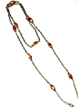 Charger l&#39;image dans la galerie, Leopard Skin Beaded Necklace-Antique Bronze-Link-Wrap Bracelet
