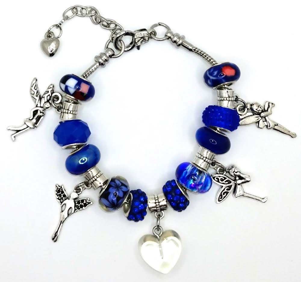 European Style Charm Bead Women's Bracelet-Valentine Bracelet With Heart