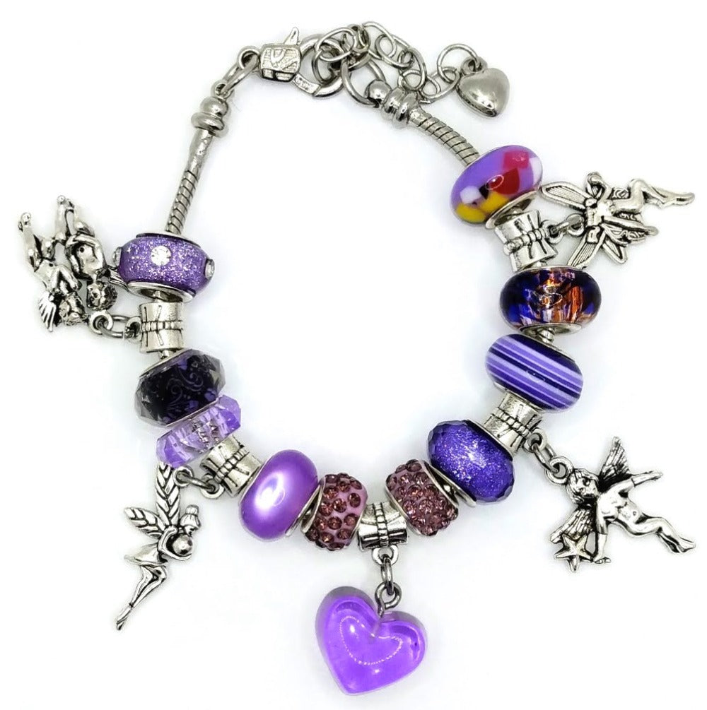 European Style Charm Bead Women's Bracelet-Valentine Bracelet With Heart