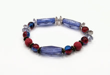 Load image into Gallery viewer, Multicolor Tassel Stacked Bracelet Set-Lava Bracelet Set
