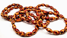 Φόρτωση εικόνας στο εργαλείο προβολής Συλλογής, Leopard Print Wood Bead Bracelet-Wooden Bead Stretch Bracelet
