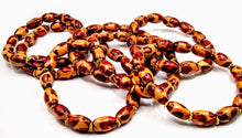 Charger l&#39;image dans la galerie, Leopard Print Wood Bead Bracelet-Wooden Bead Stretch Bracelet
