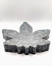 Load image into Gallery viewer, DeFit Designs Ashtrays Blk/Grey/Slvr Weed Smokers Ashtray-Weed Leaf Ashtray-Marijuana Ashtray
