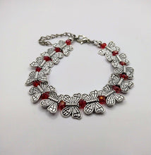 Cargar imagen en el visor de la galería, DeFit Designs BRACELET Butterfly Charm Bracelet-Butterfly Bracelet Silver
