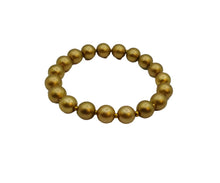 Load image into Gallery viewer, DeFit Designs BRACELET Gold Stretch Beaded Bracelet-Gold Filled Beaded Bracelet
