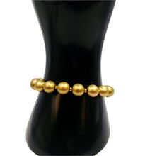 Afbeelding in Gallery-weergave laden, DeFit Designs BRACELET Gold Stretch Beaded Bracelet-Gold Filled Beaded Bracelet
