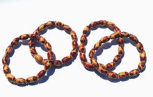 Charger l&#39;image dans la galerie, DeFit Designs BRACELET Leopard Print Wood Bead Bracelet-Wooden Bead Stretch Bracelet
