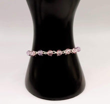 Load image into Gallery viewer, DeFit Designs BRACELET Light Clear Pink Bracelet-Pink And Gold Bracelet-Pink And Silver
