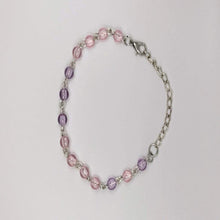 Load image into Gallery viewer, DeFit Designs BRACELET Light Clear Pink Bracelet-Pink And Gold Bracelet-Pink And Silver
