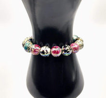 Load image into Gallery viewer, DeFit Designs BRACELET Multicolor Acrylic Bead Bracelet-Oriental Stretch Bracelet
