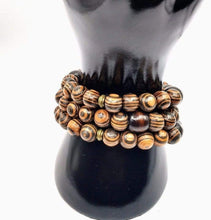 Φόρτωση εικόνας στο εργαλείο προβολής Συλλογής, DeFit Designs BRACELET Natural Wood Bead Bracelet-Natural Wood Stretch Bracelet
