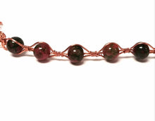 Charger l&#39;image dans la galerie, DeFit Designs BRACELET Pink And Green Wire Wrapped Bracelet-Copper Wire Wrapped Bracelet
