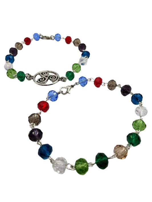 DeFit Designs Celtic Knot And Briolette Gemstone Bracelet-Celtic Knot Bracelet