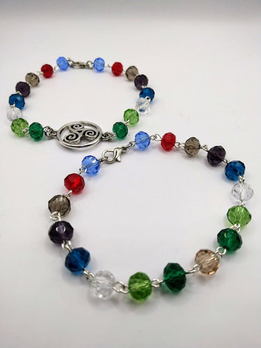 DeFit Designs Celtic Knot And Briolette Gemstone Bracelet-Celtic Knot Bracelet