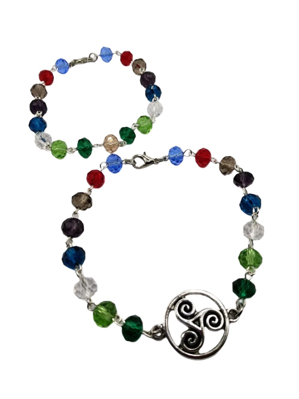 DeFit Designs Celtic Knot And Briolette Gemstone Bracelet-Celtic Knot Bracelet