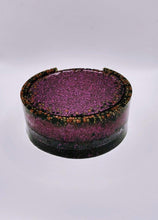 Load image into Gallery viewer, DeFit Designs Coasters Purple Seed Bead Coaster Set-Purple Coaster Set-Purple Drink Coaster
