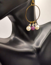 Load image into Gallery viewer, DeFit Designs Earrings Pearl And Gold Plated Hoop Earrings-Gold Small Hoop Earrings
