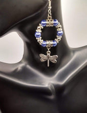 Load image into Gallery viewer, DeFit Designs Earrings Silver DragonFly Hoop Earrings-DragonFly Dangle Earrings
