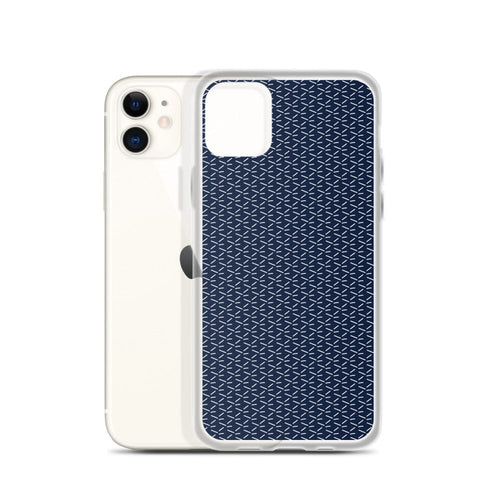 DeFit Designs iPhone 11 Navy Geometric iPhone Case