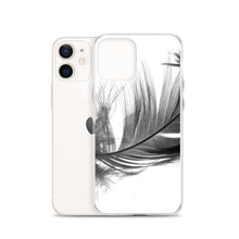 Cargar imagen en el visor de la galería, DeFit Designs iPhone 12 Grey Feather iPhone Case
