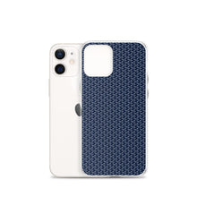 Load image into Gallery viewer, DeFit Designs iPhone 12 mini Navy Geometric iPhone Case
